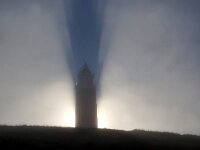 NL, Noord-Holland, Texel, Mist, Vuurtoren 33, Saxifraga-Foto Fitis-Sytske Dijksen