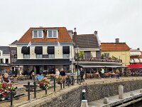 Historic centre of aquatic sports village Lemmer, Friesland, Netherlands  Historic centre of aquatic sports village Lemmer, Friesland, Netherlands : lemmer, centre, historic, aquatic sports, village, water, Sylroede, Zeilroede, building, architecture, monument, gable, window, windows, door, front door, urban, urban scene, urban landscape, people, outside, outdoor, outdoors, season, summer, summertime, spring, springtime, firiesland, fryslan, dutch, holland, netherlands, europe, european, quay