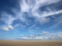 NL, Noord-Holland, Texel, Cirrus clouds, Paal 8 49, Saxifraga-Foto Fitis-Sytske Dijksen