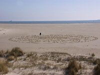 NL, Noord-Holland, Texel, Dutch beach art Tim Hoekstra, De Hors 129, Saxifraga-Foto Fitis-Sytske Dijksen