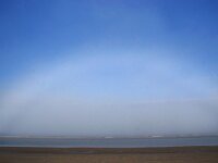 NL, Noord-Holland, Texel, Fog bow, Vuurtoren 34, Saxifraga-Foto Fitis-Sytske Dijksen