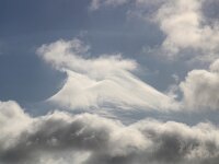 NL, Noord-Holland, Texel, Paal 8 52, volcanoshaped cloud, Saxifraga-Sytske Dijksen