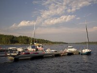 Yachthaven bij camping Duze Udde  Small marina along Lake Vanern, Säffle, Sweden : lake, Lake Vanern, rural landscape, ship, summer, water, Europe, European, harbor, harbour, jetty, marina, recreation, Scandinavia, Scandinavian, summertime, Sweden, Swedish, yacht, yacht basin, Vanern